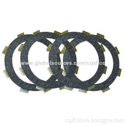 Motorcycle Clutch Plate, No Asbestos, Made of Aluminum